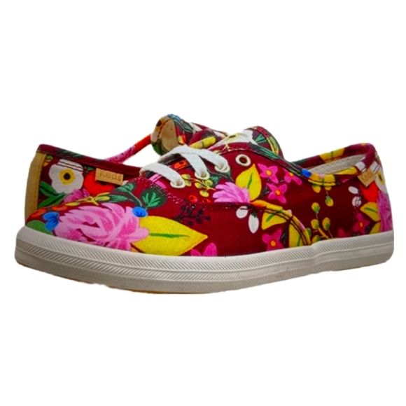 Keds Rifle Paper Company Floral Champion Seasonal Vintage Blossoms Sneakers - Picture 1 of 8